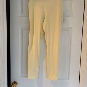 Athleta Light Yellow Leggings